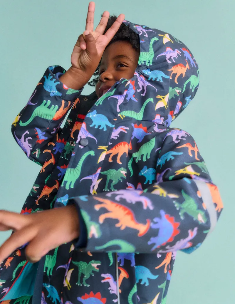 Coats & Jackets-Boden Waterproof Fisherman's Jacket-Robot Blue Dinos RobotBlueDinos