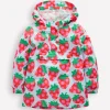 Coats & Jackets-Boden Waterproof Pack Away Jacket-Misty Blue Strawberry MistyBlueStrawberry