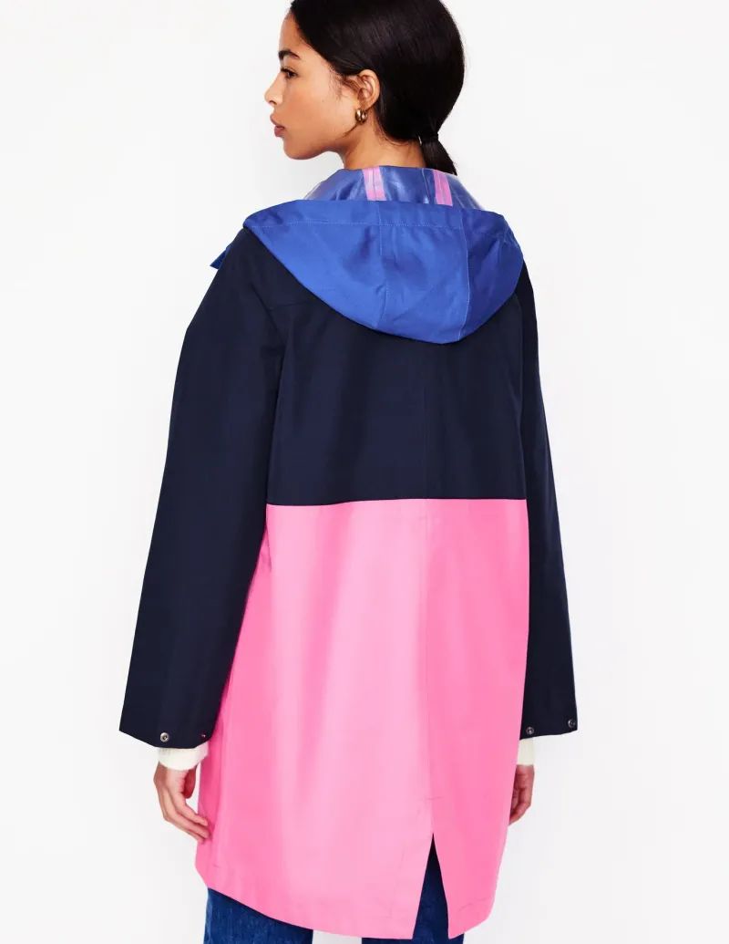 Jackets & Coats-Boden Wells Waterproof Coat- Colourblock