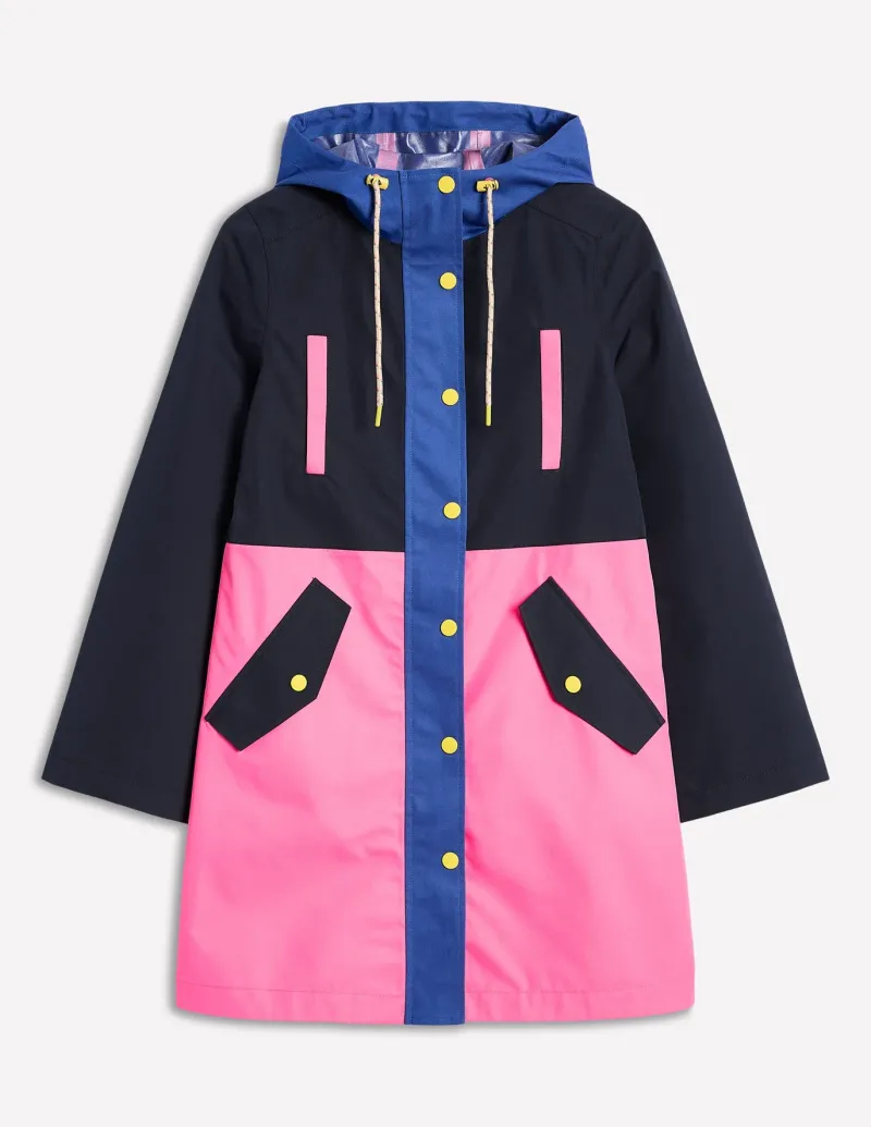 Jackets & Coats-Boden Wells Waterproof Coat- Colourblock