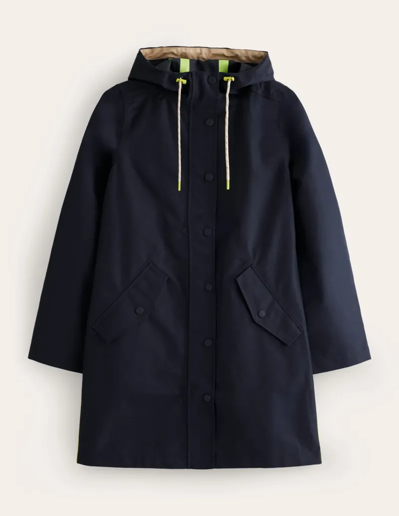 Jackets & Coats-Boden Wells Waterproof Coat- Navy