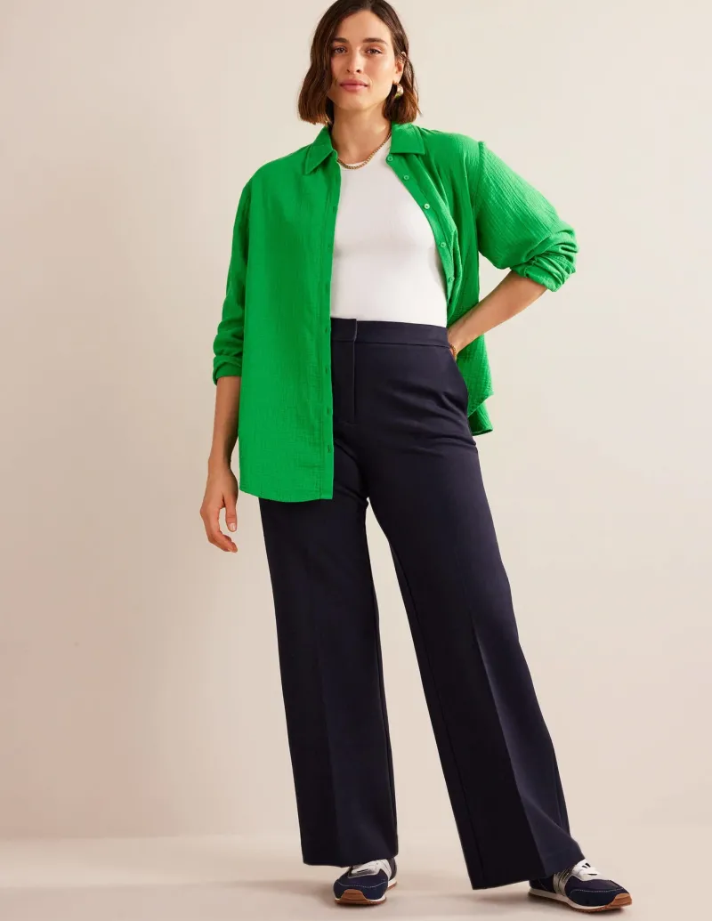 Pants | Suits & Tailoring-Boden Westbourne Ponte Pants- Navy
