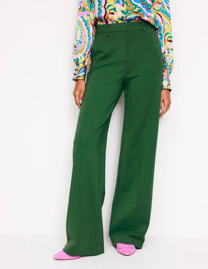 Pants | Suits & Tailoring-Boden Westbourne Ponte Trousers- Pine