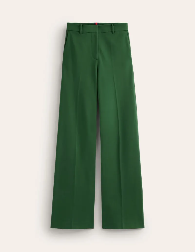 Pants | Suits & Tailoring-Boden Westbourne Ponte Trousers- Pine