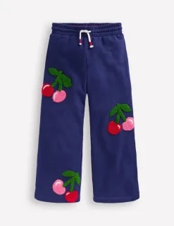 Pants & Jeans-Boden Wide Leg Applique Jogger-Starboard Blue Cherries StarboardBlueCherries