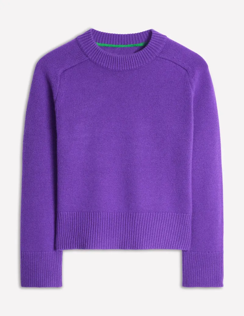 Sweaters & Cardigans-Boden Wide Sleeve Cashmere Sweater-Ameythyst Purple AmeythystPurple