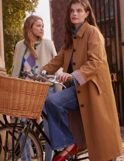 Jackets & Coats-Boden Windsor Heritage Mac-Hazelnut Brown HazelnutBrown